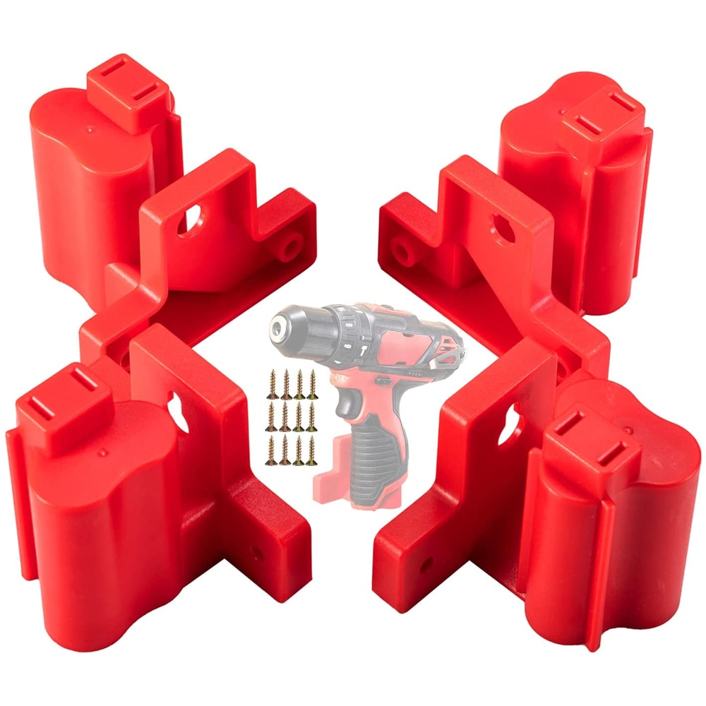 Power Tool Holder Plastic Electric Tool Battery Dock Holder Heavy Duty Hanger For Milwaukee Drill S 0