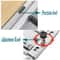 Cutting Machine Edge Guide Positioned Stainless Steel Safety For Woodworking Multi Functional Table 3