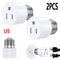 Universal Travel Adaptor Light Socket Heat Resistant Converter Socket Plug Multifunctional Flame Re 1