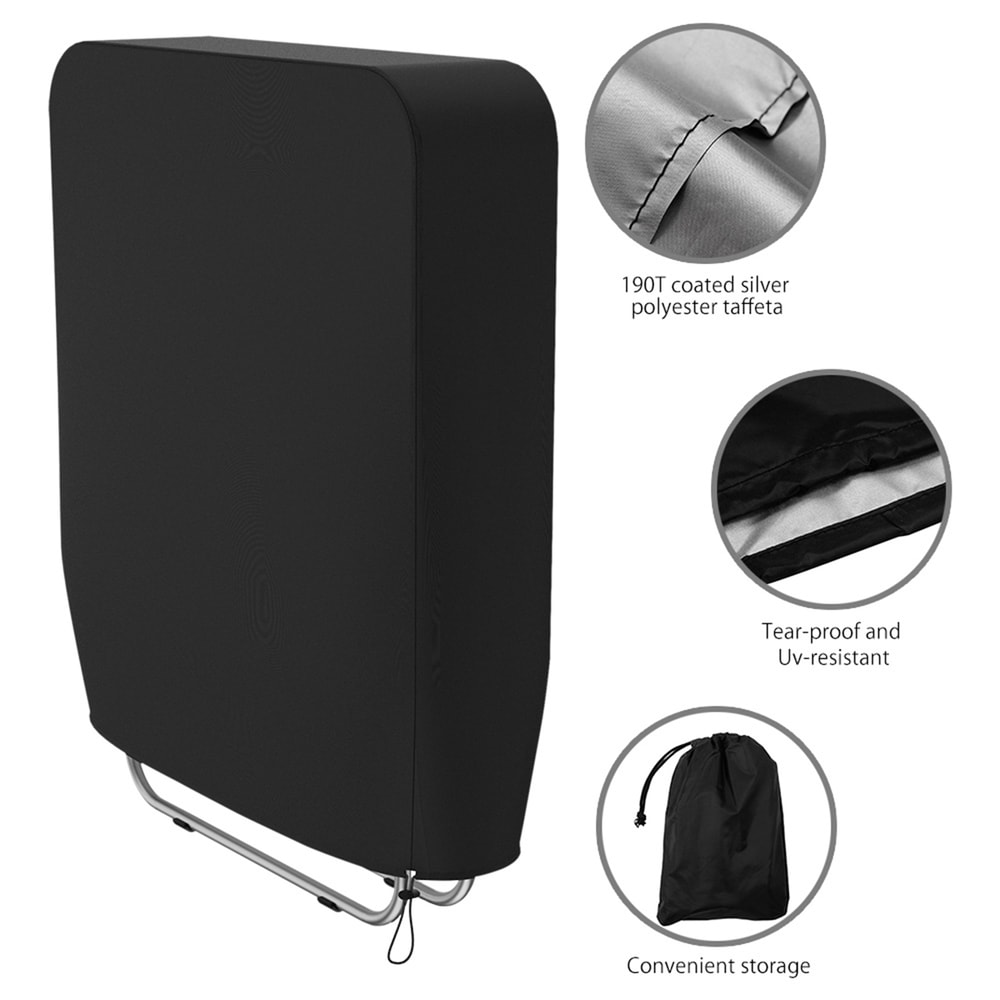 Folding Reclining Chair Cover Water Proof Dust Proof Lounger Cover With Storage Bag Prevent Sunburn 6