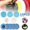 Polishing Pads Set Elastic Adjustable Antislip Polishing Bonnet Car Wax Cover Kit Buffing Pad For D 1