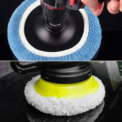polishing pads set, elastic adjustable anti-slip polishing bonnet, car wax cover kit, buffing pad for detailing