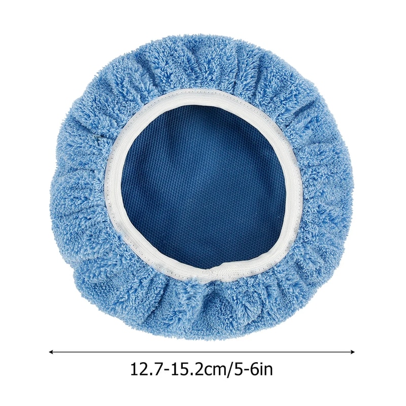 Polishing Pads Set Elastic Adjustable Antislip Polishing Bonnet Car Wax Cover Kit Buffing Pad For D 5