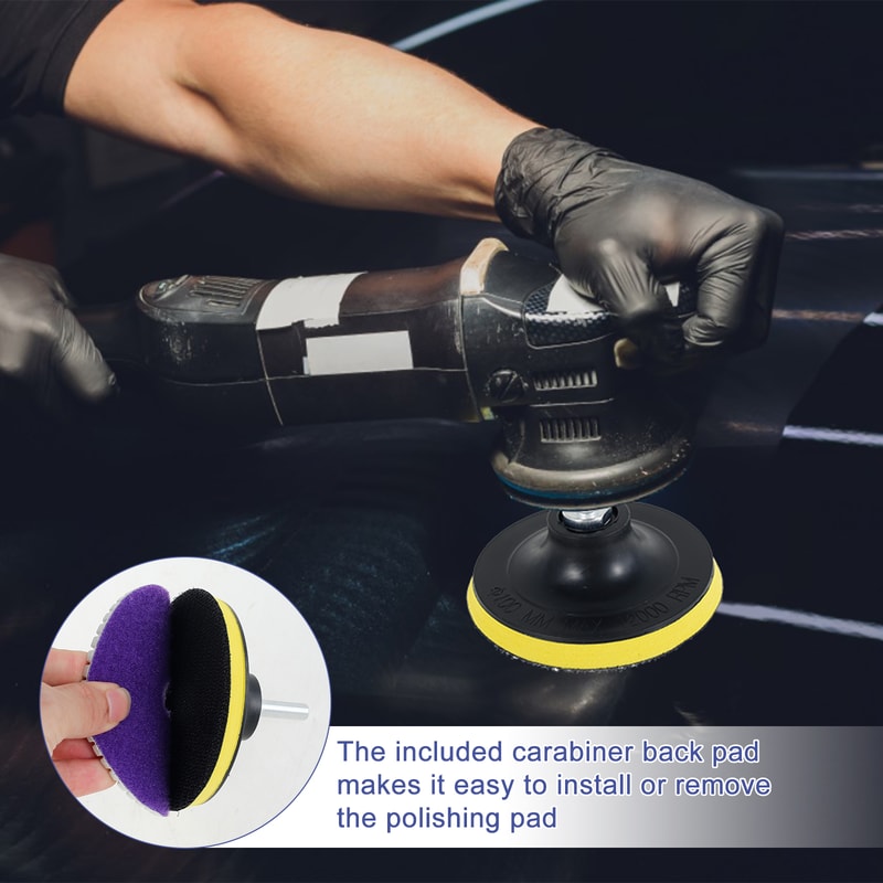 Diamond Polishing Pads Kit WetDry Buff Disc Set For Granite Concrete Glass Polishing 2