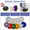 Diamond Polishing Pads Kit WetDry Buff Disc Set For Granite Concrete Glass Polishing 3