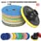Diamond Polishing Pads Kit WetDry Buff Disc Set For Granite Concrete Glass Polishing 9