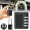 Zinc Alloy Padlock Digit Locker Lock Weatherproof Outdoor Lock For School Gym Fence Hasp Mechanical 1