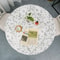 Water Proof Round Table Cloth Elastic Fixation PVC Table Cover Flannel Backed Table Pad For Dining