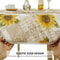 Water Proof Round Table Cloth Elastic Fixation PVC Table Cover Flannel Backed Table Pad For Dining