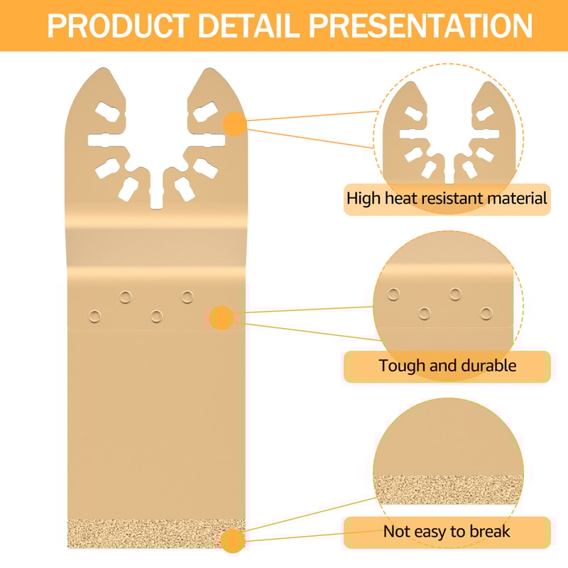 Diamond Oscillating Saw Blade Set Quick Release Universal Multi Tool Blade Electric Accessories For 3