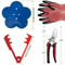 Rose Leaf Thorn Stripper Garden Hand Tool Set Portable Ergonomic Rose Thorn Remover Tool With Labor 5