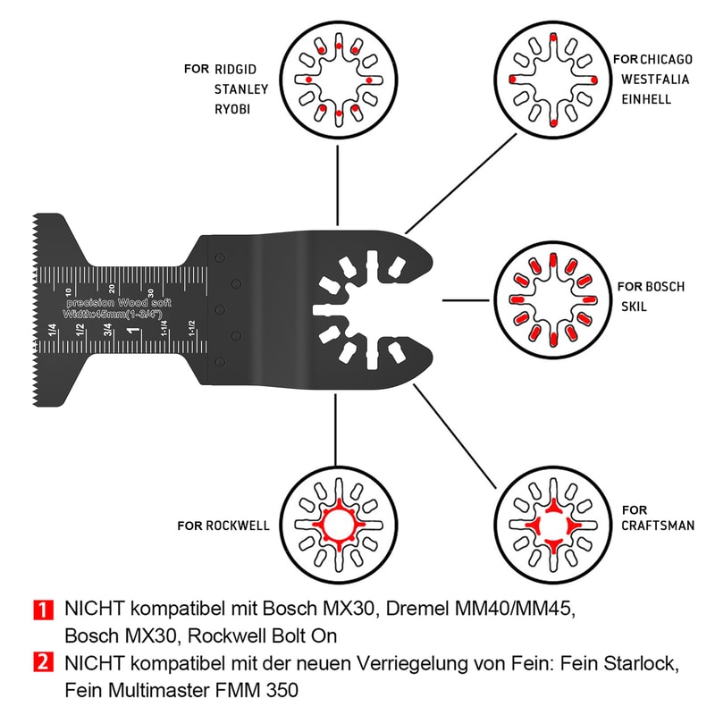Oscillating Blades Multifunctional Blade Saw High Carbon Steel Blades Quick Workmanship Saw Blades 4