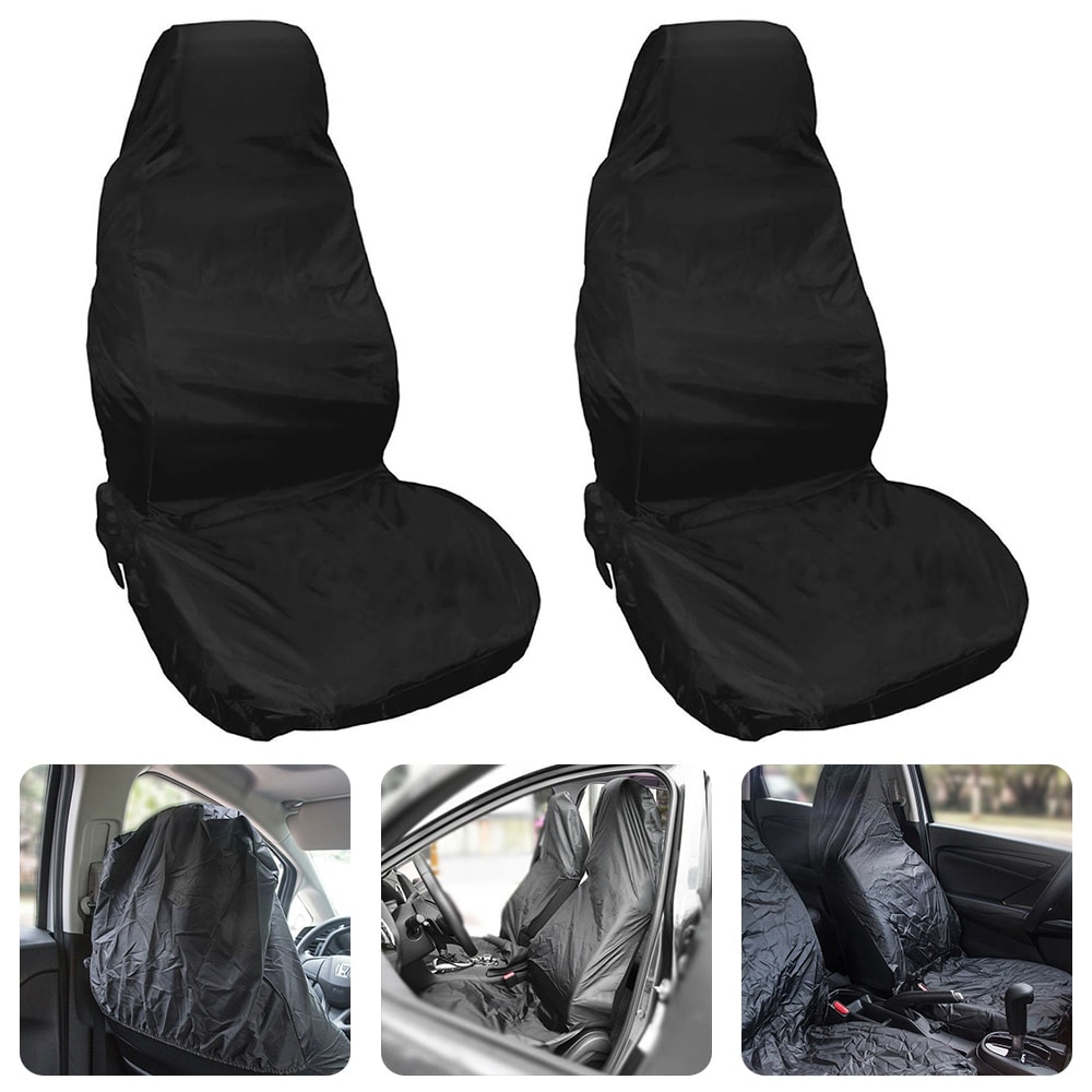 Car Seat Cover Waterproof Fabric Universal Seat Covers Set For SUV Truck Van And Car Interior Acces 1