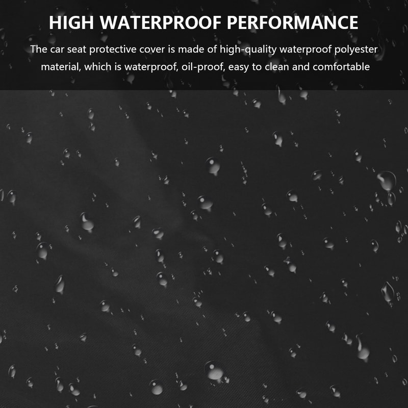 Car Seat Cover Waterproof Fabric Universal Seat Covers Set For SUV Truck Van And Car Interior Acces 2