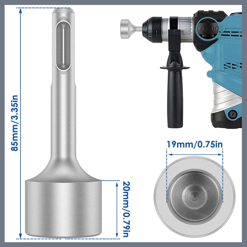 Heavy Ground Rod Diameter Carbon Steel Drill Bit Wear Resistant Wide Compatibility Ground Rod Bits 6