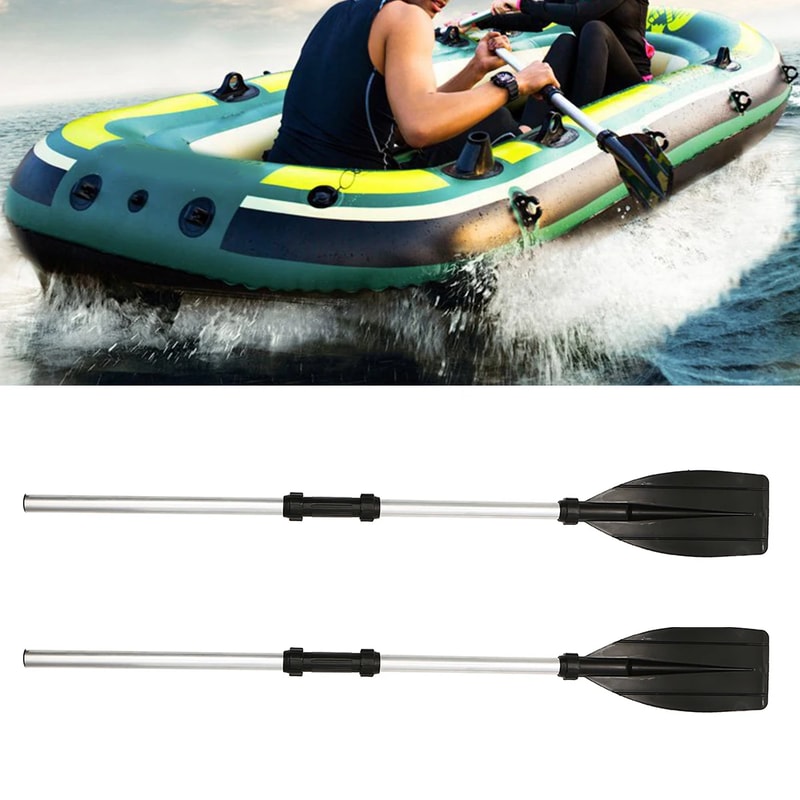 Heavy Duty Paddles Kayak for Inflatable Kayaks, Aluminium Alloy Kayak Oars, Adjustable Length Portable Paddles