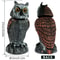 Fake Owls Scare Birds Swivel Head Waterproof Fake Owl Repellent For Outdoor Indoor Garden Yard Pest 5