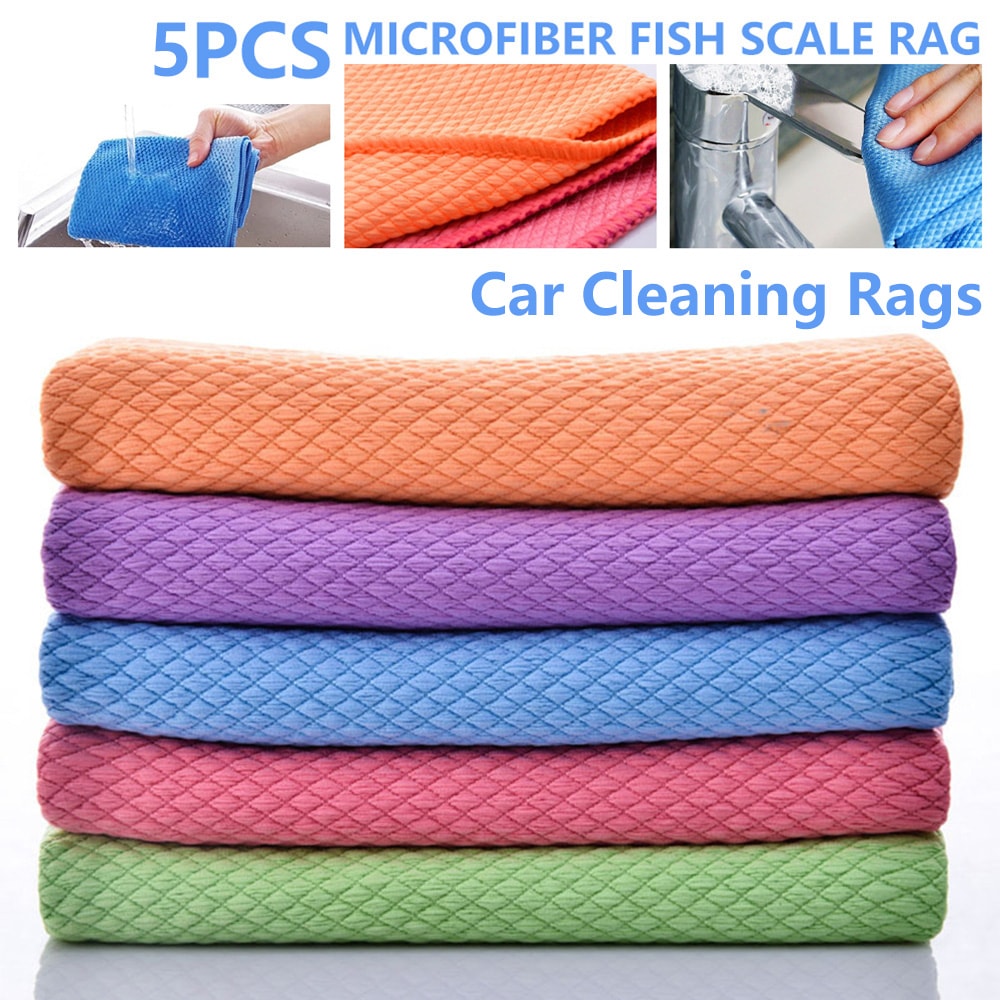 Electric Drill Brush Kit, Multipurpose Power Cleaning Attachment Set, Scrub Brush & Microfiber Cloth