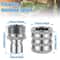 Thread Tap Coupling Stainless Steel Garden Hose Quick Connector, Water Hose Fitting, Pressure Washer Pump Adaptor
