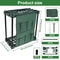 Tool Storage Rack 33 Compartments Large Garden Tool Organizer Lightweight Construction Farm Tool 5