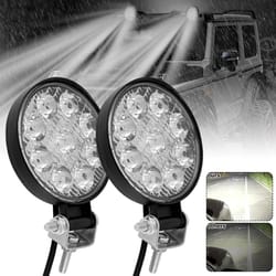 led work light, round led headlight for car, truck, suv, off-road, headlamp for auto, van, truck