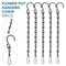 Garden Hanging Chains Basket Flowerpot Decor Planting With Hook Clip Extension Sprocket Lanterns Pl 4