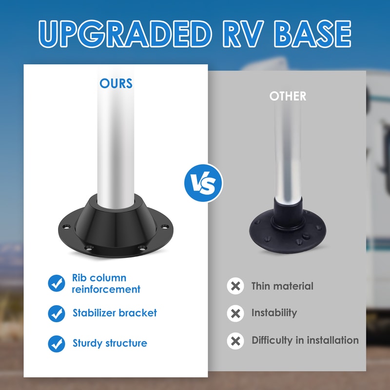 Table Base Aluminium Alloy Anti-rust Pedestal, Yacht Table Base Flange, Standard Table Floor Mounting Bracket Bases