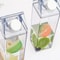 Reusable Clear Milk Carton Water Bottle Leakproof Portable Milk Bottle For Travel Water Storage Bot 5