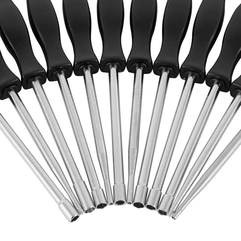 Professional Carburettor Adjustment Tool Kit, Hexagon Socket Screwdriver Set, Cleaning Brush Needle, Essential Repair