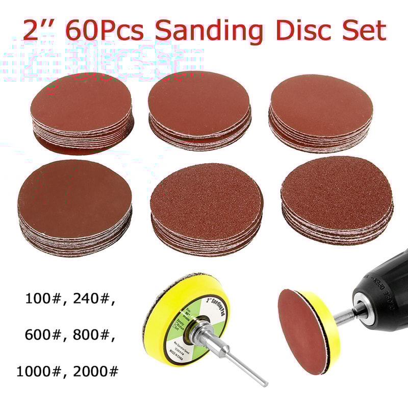 Polishing Pad Alumina Sanding Grit Drill Grinder Rotary Tools Accessories Sanding Paper Disc Pads Q 2