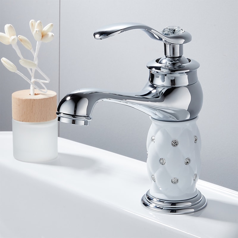 Bathroom Faucets Hot & Cold Mixer Faucets, Decor Vanity Bath Kitchen Deck Mounted Sink Faucets, Premium Bathroom