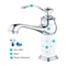Bathroom Faucets Hot & Cold Mixer Faucets, Decor Vanity Bath Kitchen Deck Mounted Sink Faucets, Premium Bathroom