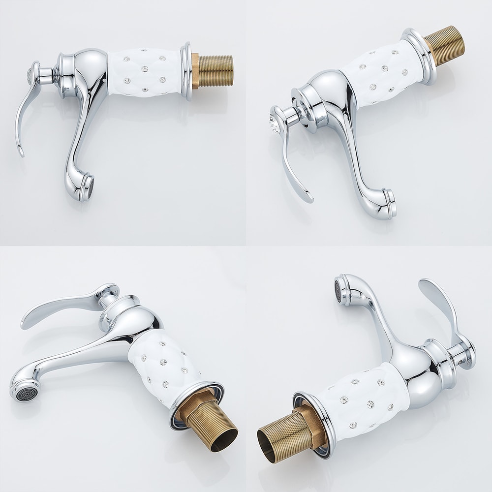 Bathroom Faucets Hot & Cold Mixer Faucets, Decor Vanity Bath Kitchen Deck Mounted Sink Faucets, Premium Bathroom