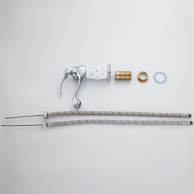 Bathroom Faucets Hot & Cold Mixer Faucets, Decor Vanity Bath Kitchen Deck Mounted Sink Faucets, Premium Bathroom