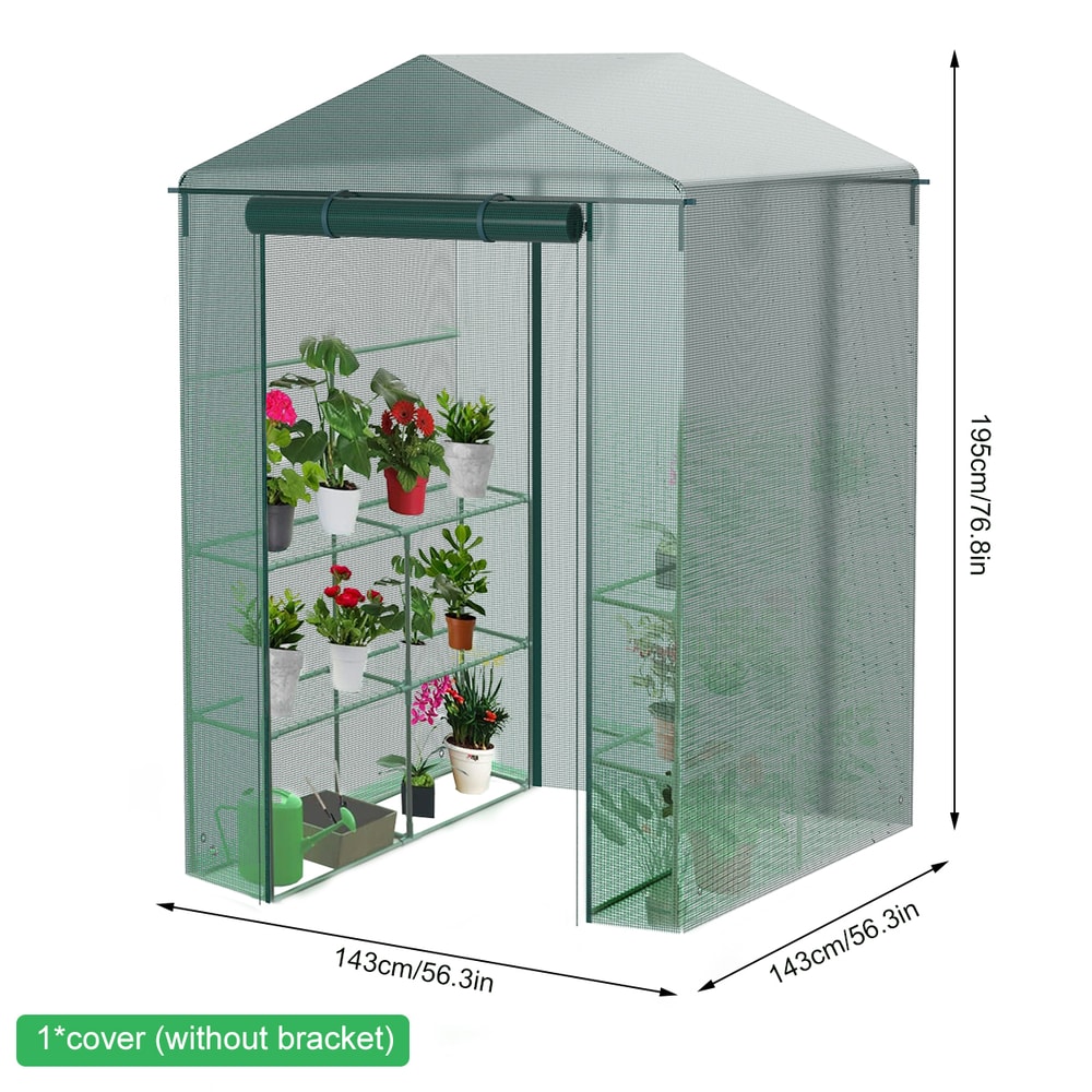 PVC Tarpaulin Garden Plant Shed Waterproof Awning Wind Proof Rainproof Cloth For Balcony Windows Ke 5