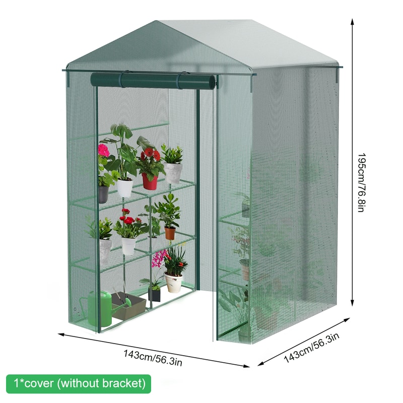 PVC Tarpaulin Garden Plant Shed Waterproof Awning Wind Proof Rainproof Cloth For Balcony Windows Ke 5