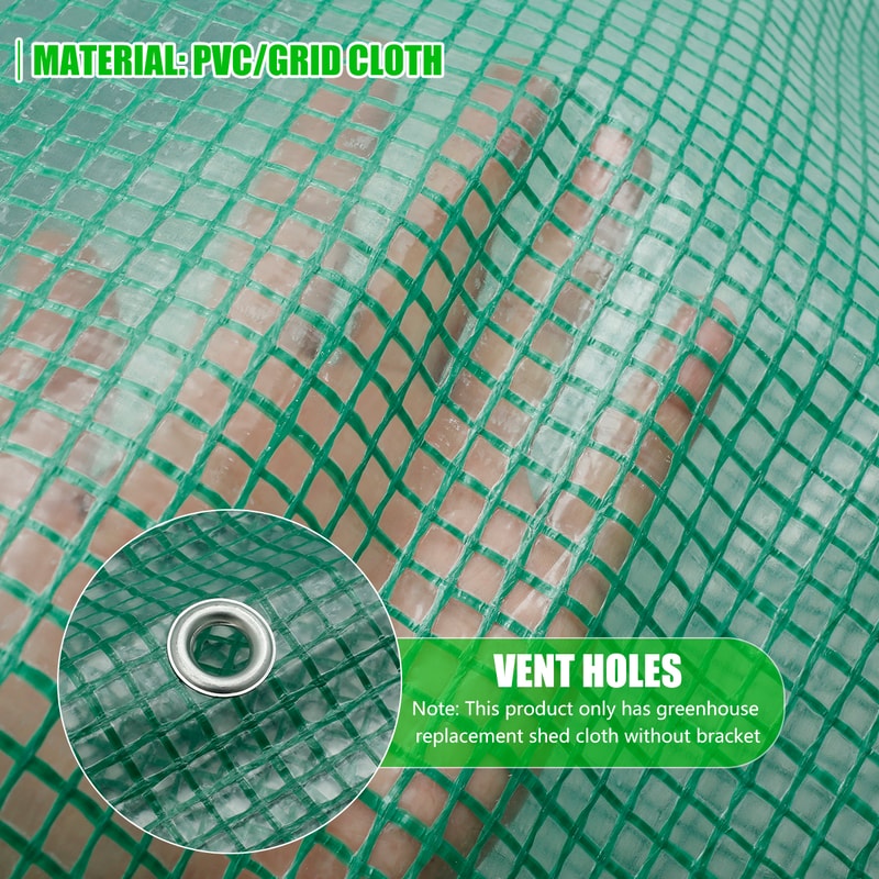 PVC Tarpaulin Garden Plant Shed Waterproof Awning Wind Proof Rainproof Cloth For Balcony Windows Ke 4