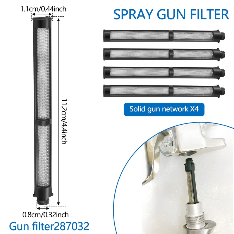 Airless Spray Gun Filter Spraying Machine Filter Graco Compatible With Paint Part 3