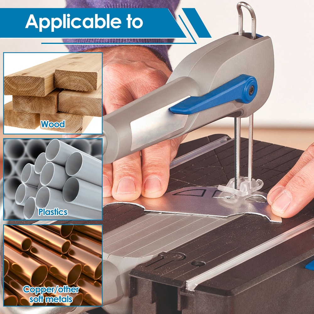 Plain End Scroll Saw Blade Set Fine Cut Power Tools Accessories Woodworking For Wood Plastic 2