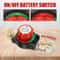 Top Post Battery Disconnect Switch Safe Car Battery CutOff Switch For Terminals Kill Switch For Veh 3