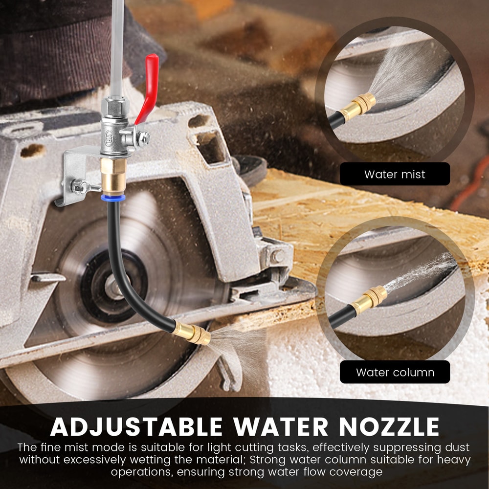 Dust Control Cutting Misting System Universal Joint Water Nozzle Pipe Aluminum Spray System For Ang 3