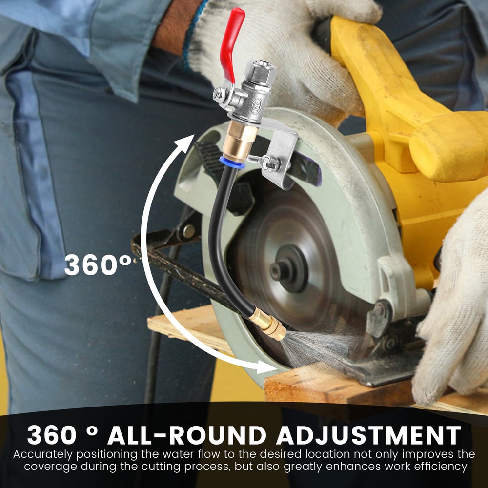 Dust Control Cutting Misting System Universal Joint Water Nozzle Pipe Aluminum Spray System For Ang 4