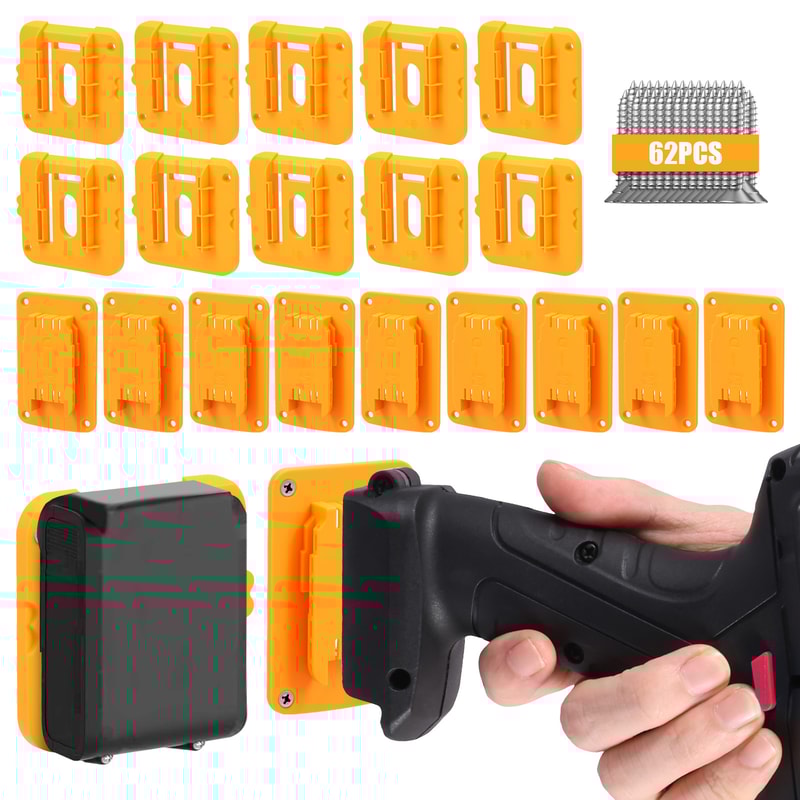 Tool Holders And Battery Mounts For Dewalt Milwaukee Tools ABS Drill Storage Rack For Garage Worksh 0