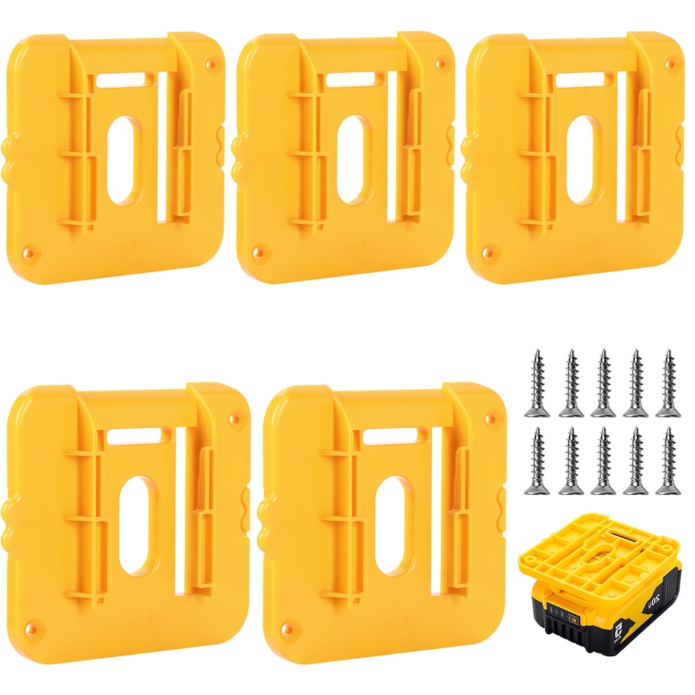 Tool Holders And Battery Mounts For Dewalt Milwaukee Tools ABS Drill Storage Rack For Garage Worksh 6