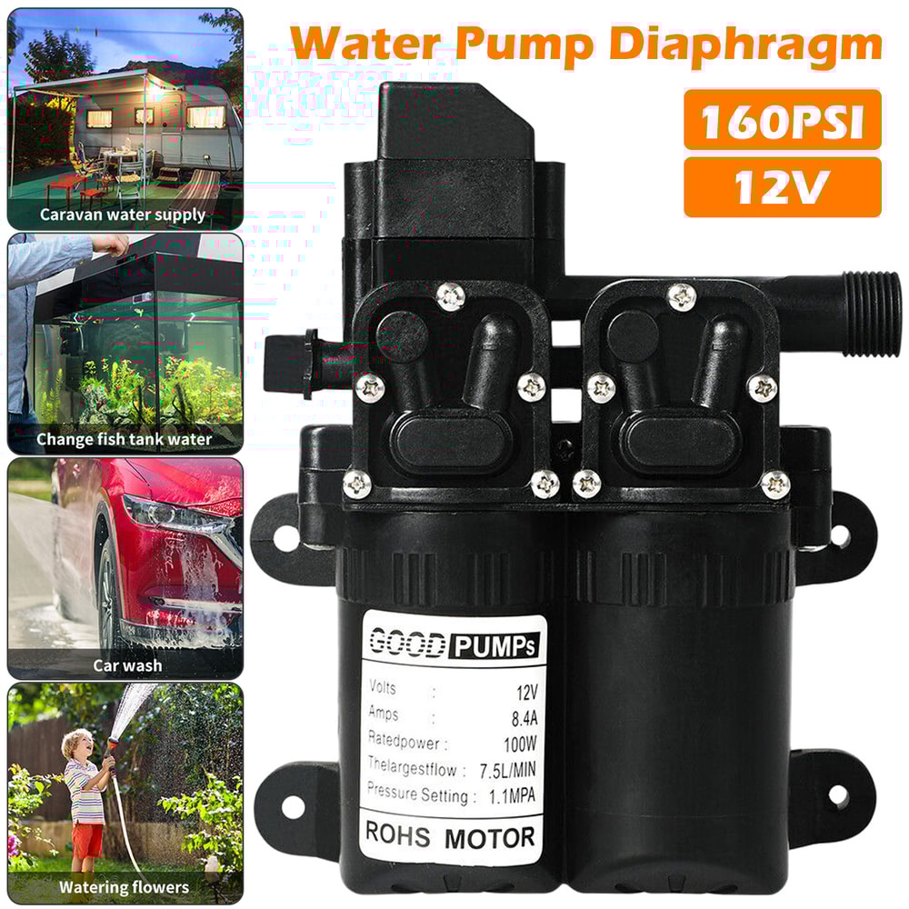 Water High Pressure Diaphragm Intelligent Pressure Switch Durable Water Pump Diaphragm Electric Wat 2