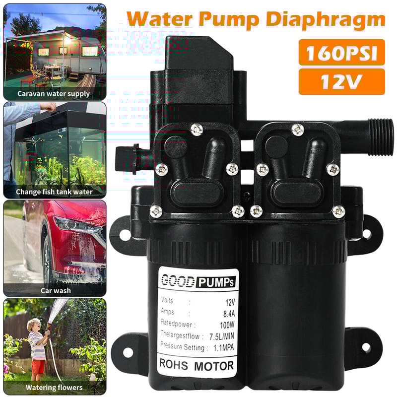 Water High Pressure Diaphragm Intelligent Pressure Switch Durable Water Pump Diaphragm Electric Wat 2