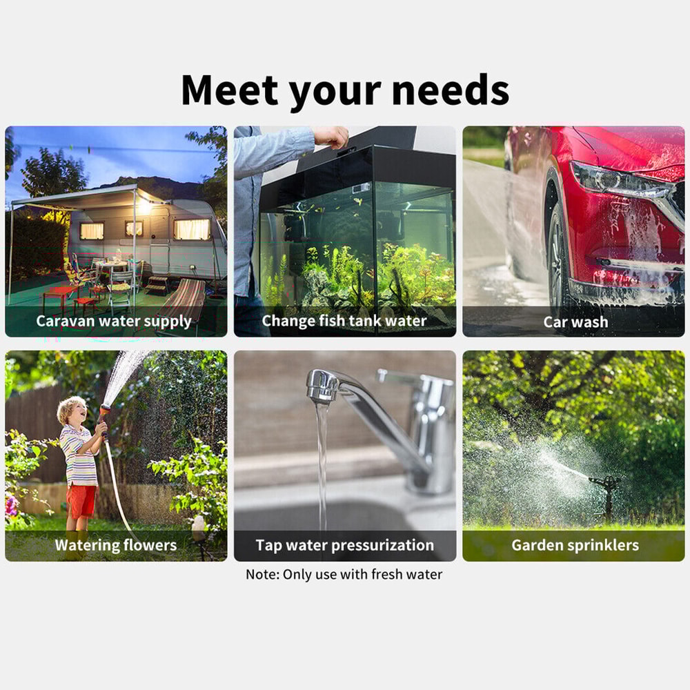 Water High Pressure Diaphragm Intelligent Pressure Switch Durable Water Pump Diaphragm Electric Wat 4