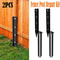 Heavy Duty Steel Fence Post Repair Stakes Thickened Anchor For TiltedBroken Wood Fence Posts Ground 1