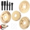 Wood Carving Disc Set Bushing Angle Grinder Wheel Burr Rasp Polishing Rotary Tool Accessories For W 0