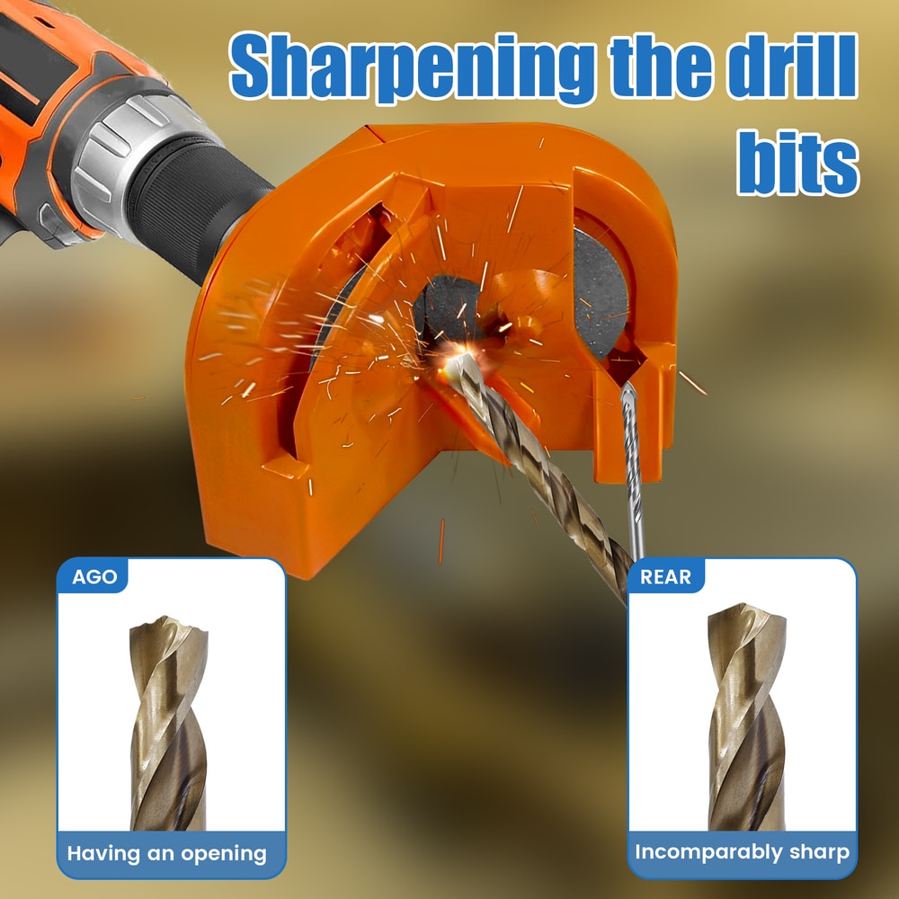 Drill Bit Sharpener Universal Grinding Wear Resistant Tool Diamond Grinding Blade Sharpening Tool 1